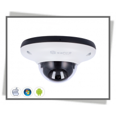 4Megapixel Ultra HD Safire Smart IP Dome Camera Range I1 AI Advanced | Focal Length 2.8mm | IR 20m | Integrated Microphone | Facial Capture | Waterproofing IP66